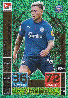 Steven Lewerenz Holstein Kiel 2018/19 Topps MA Bundesliga Hattrick Held #357